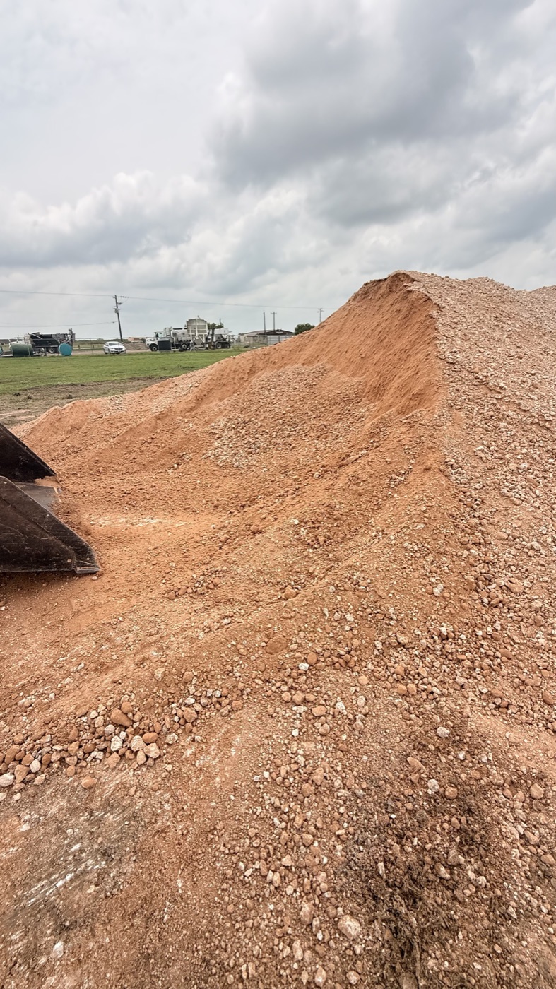 Caliche pile
